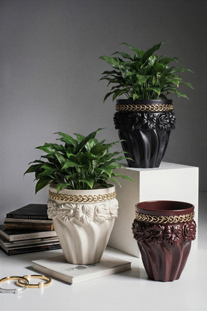 Mahogany Planter (Set of 3)
