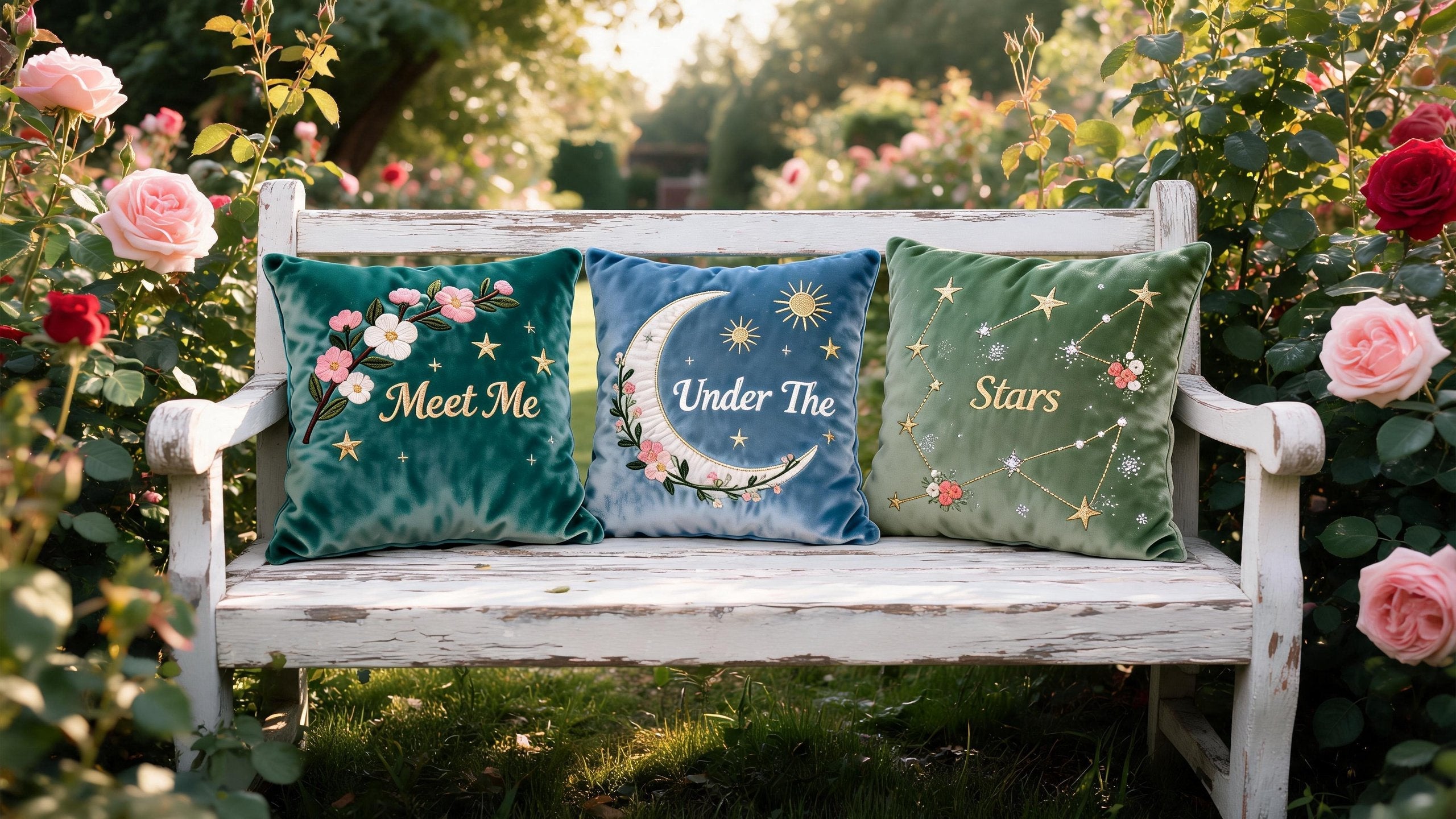 Stars Throw Pillow Set