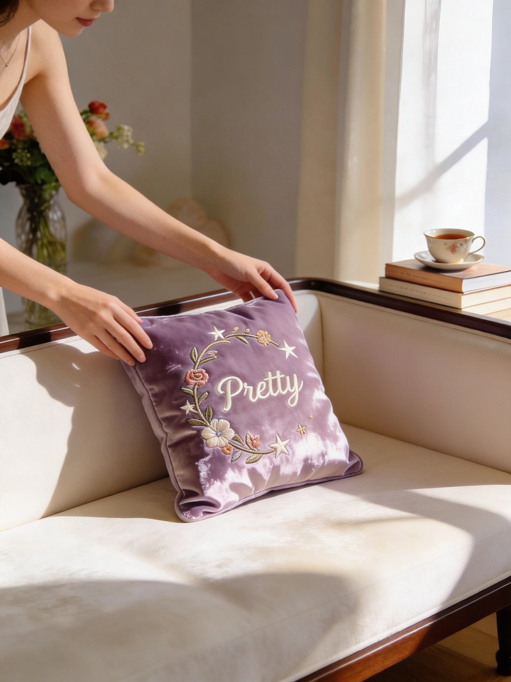 Pretty Throw Pillow Set
