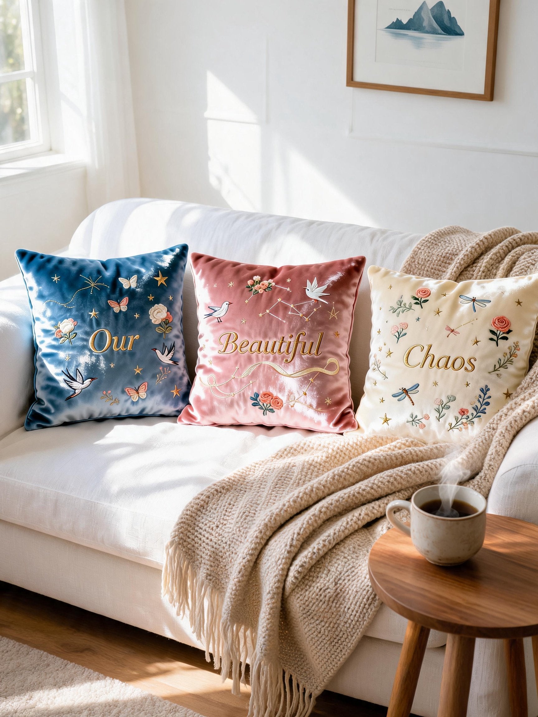 Our Beautiful Chaos Throw Pillow Set