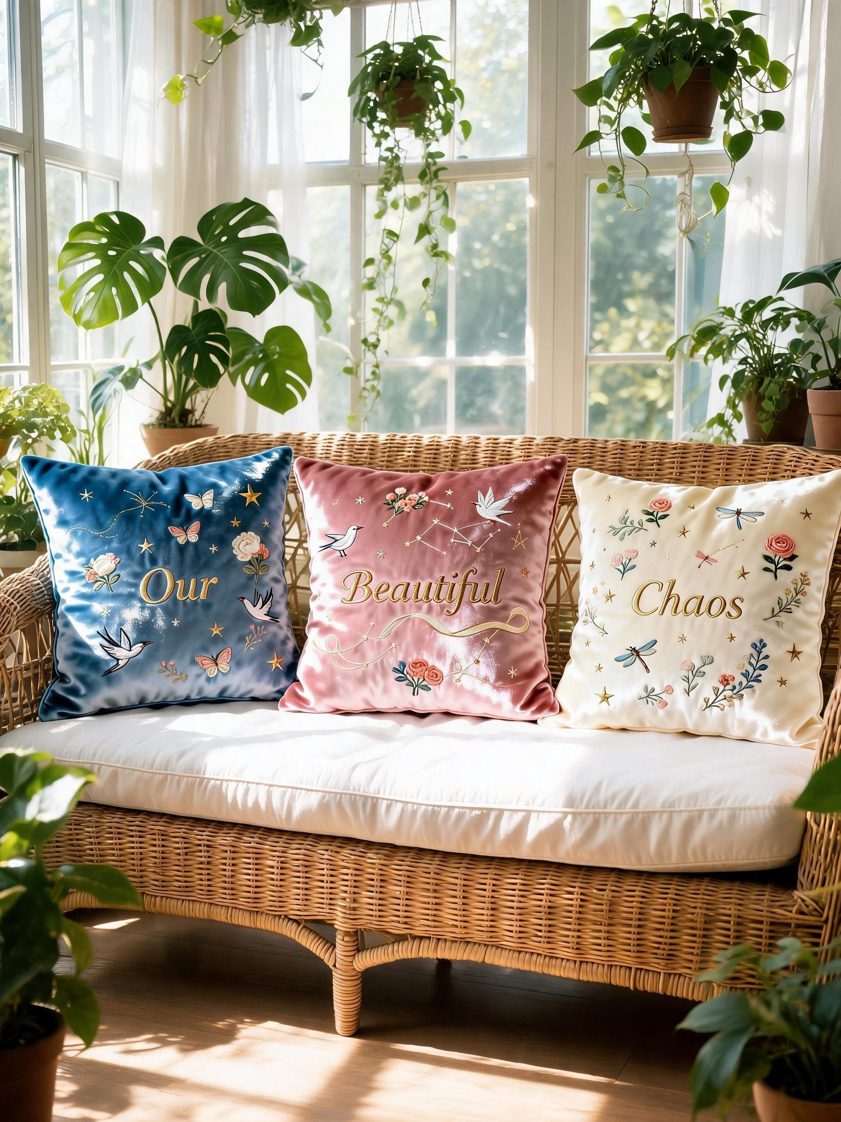 Our Beautiful Chaos Throw Pillow Set