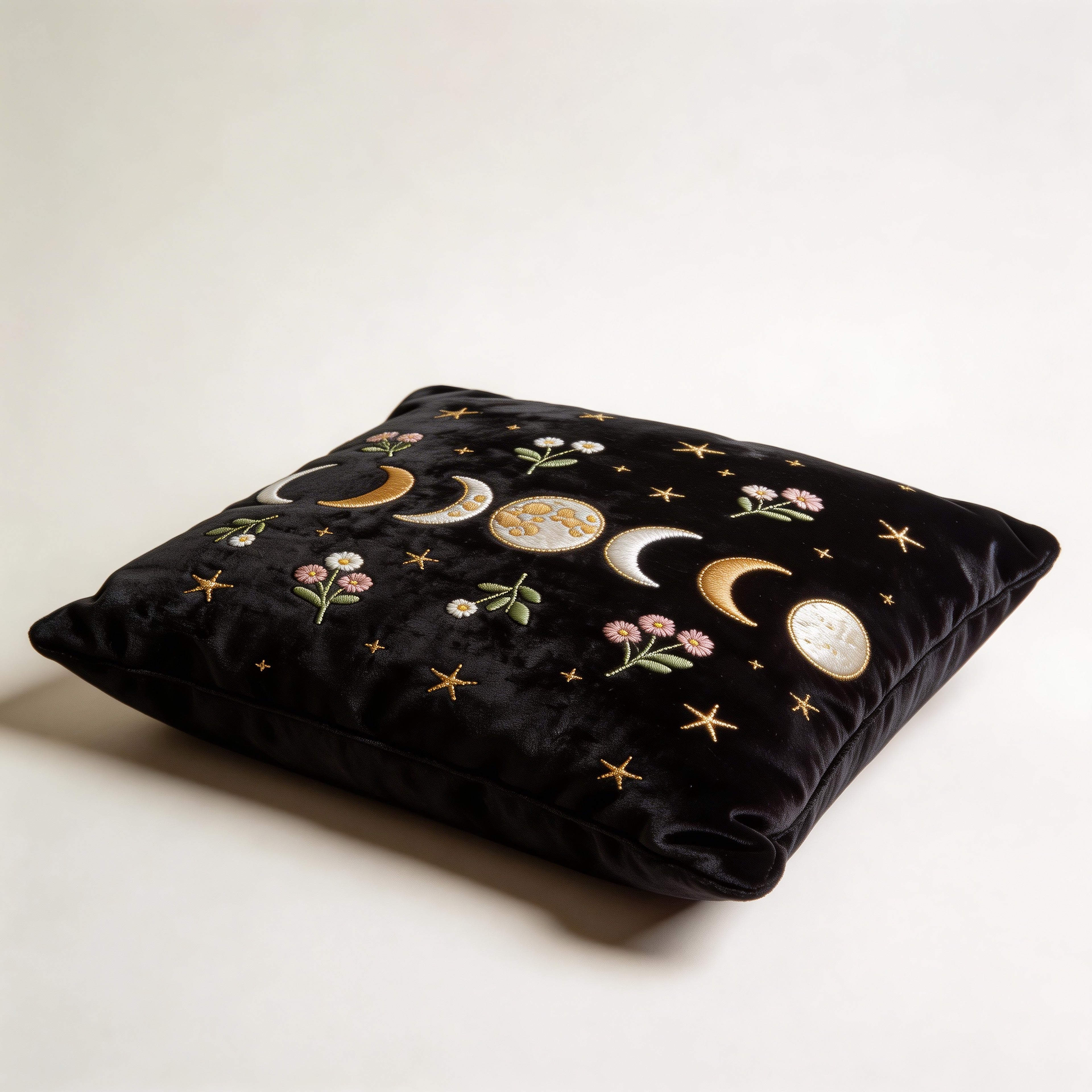 Moon Phases Throw Pillow