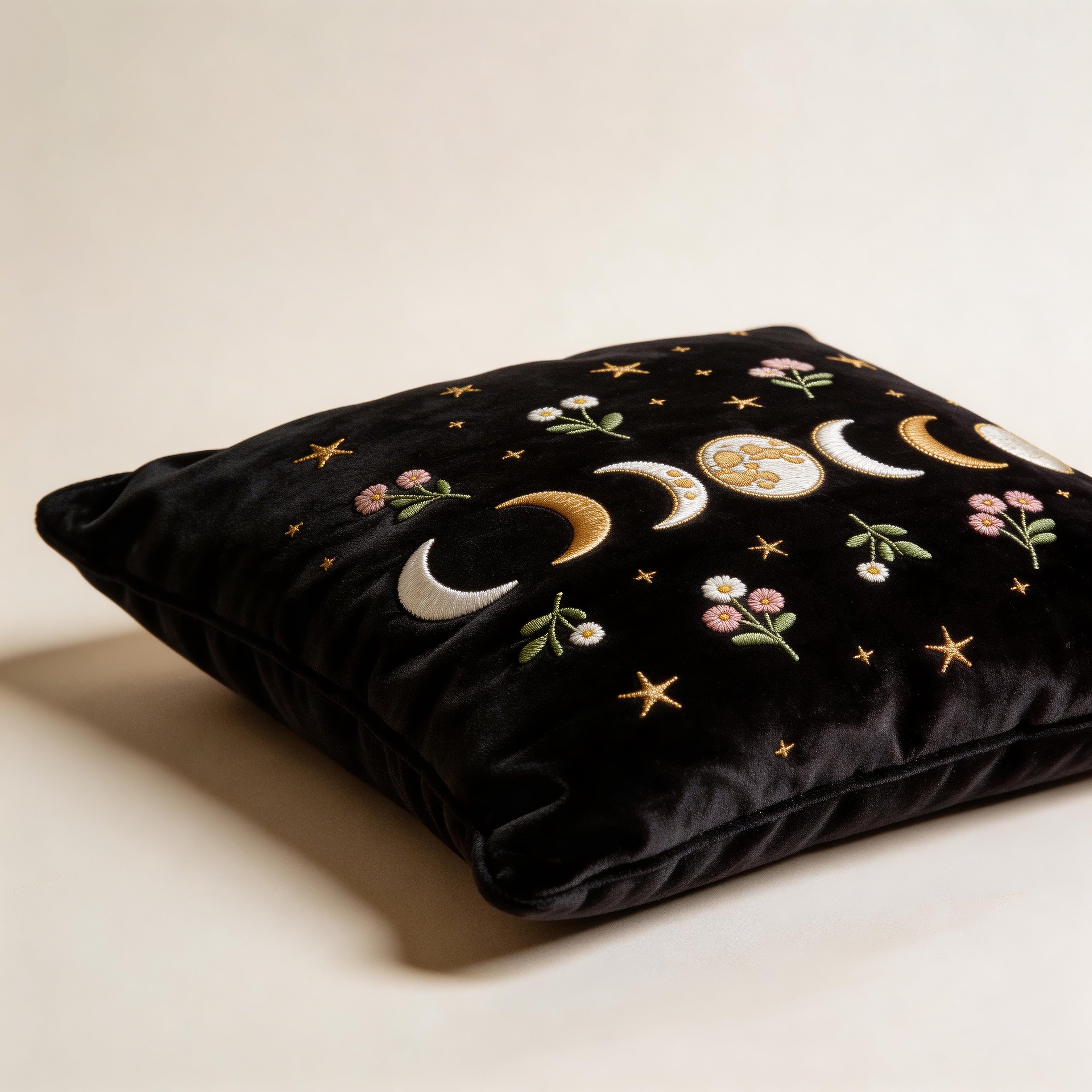 Moon Phases Throw Pillow