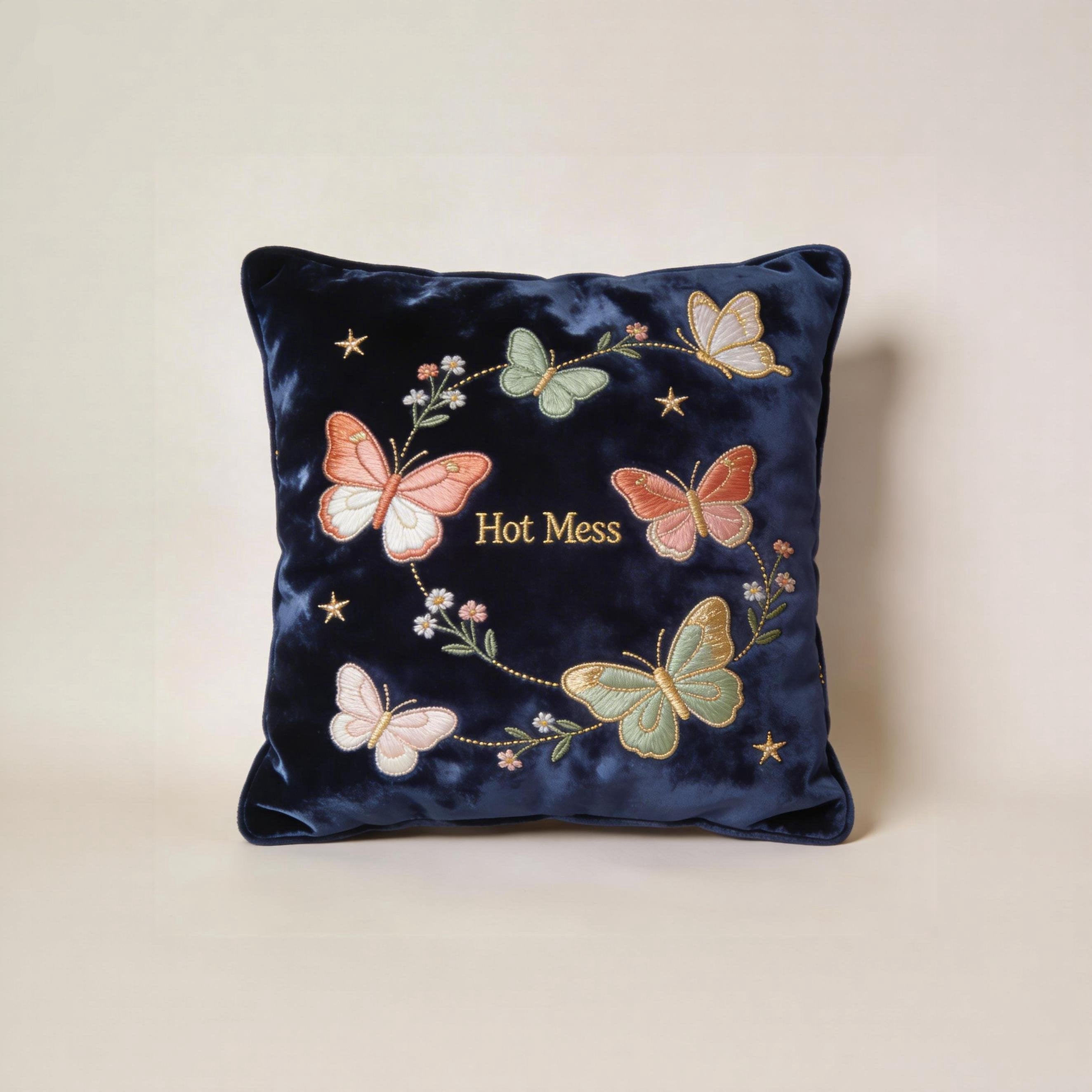 Hot Mess Throw Pillow
