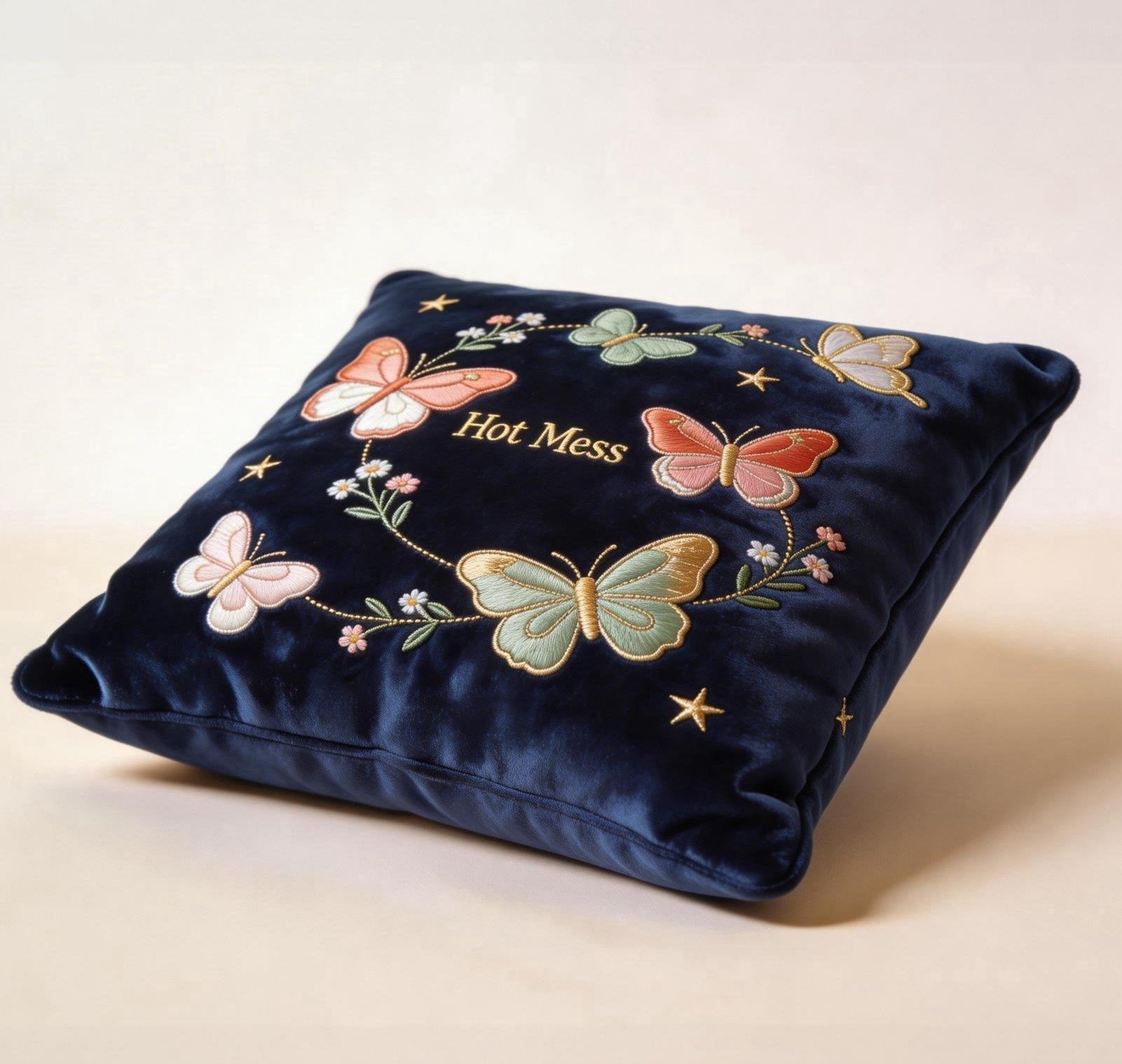 Hot Mess Throw Pillow