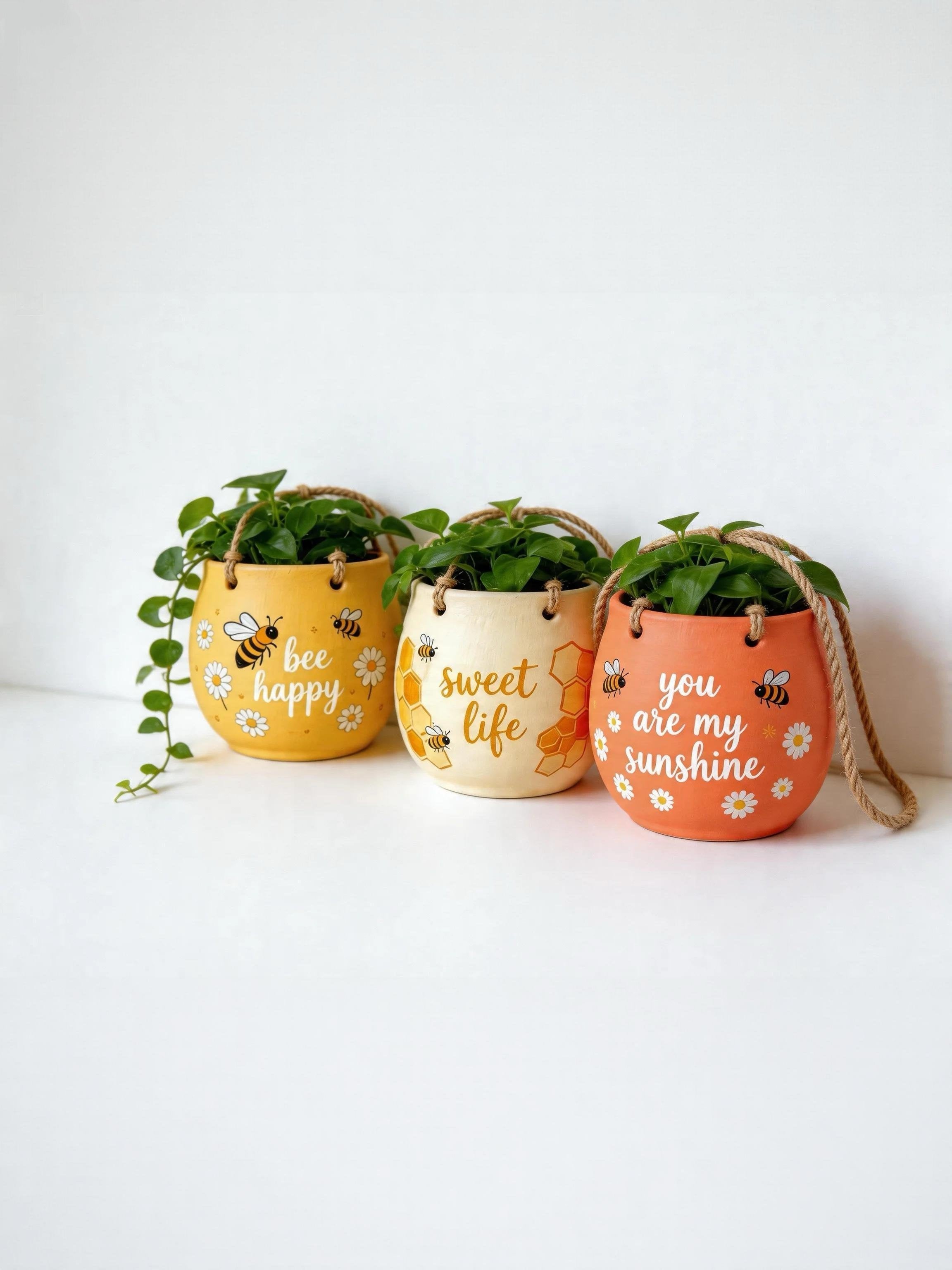 Bee Happy Planter (Set of 3)