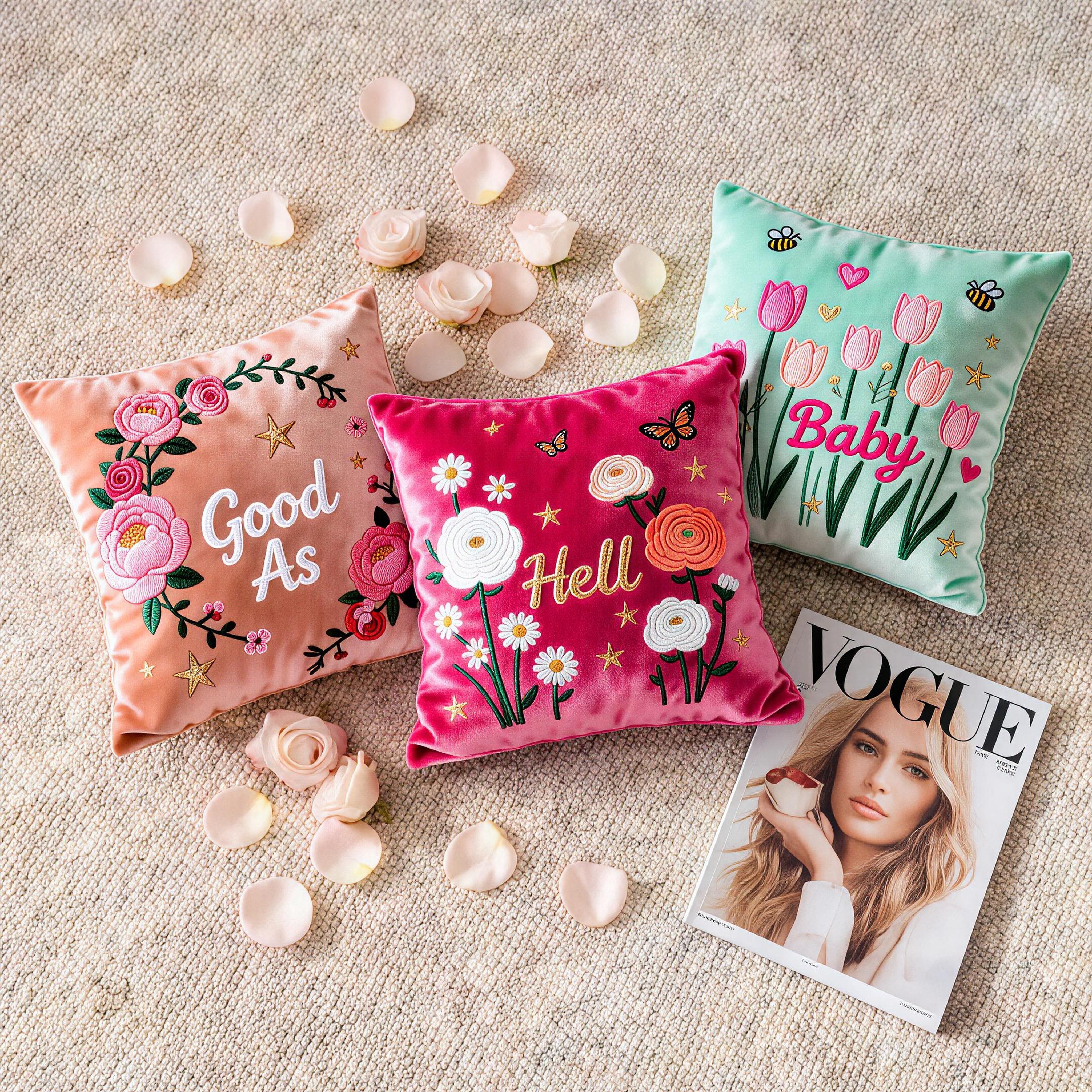 Good As Hell Baby Throw Pillow Set