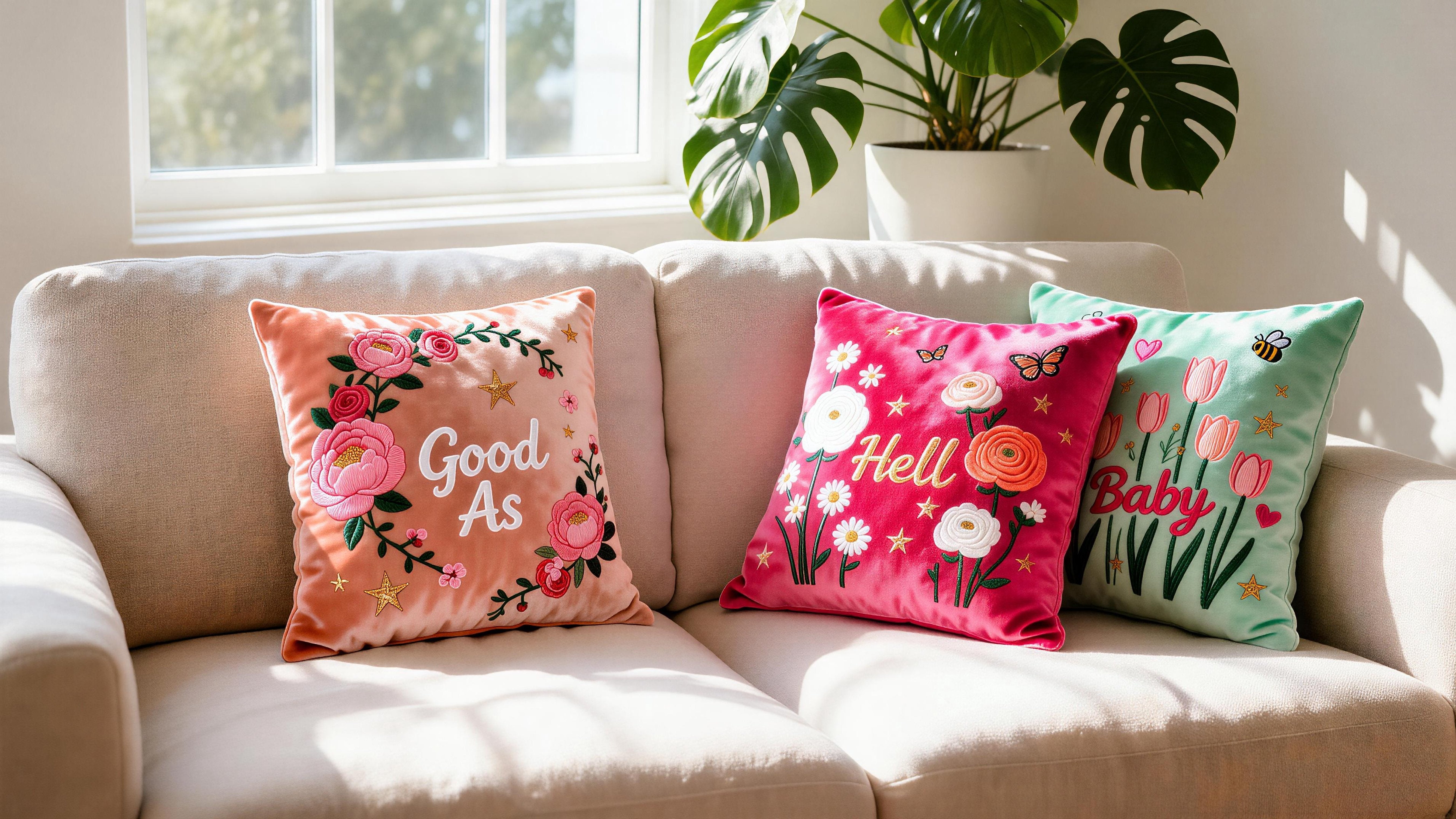 Good As Hell Baby Throw Pillow Set