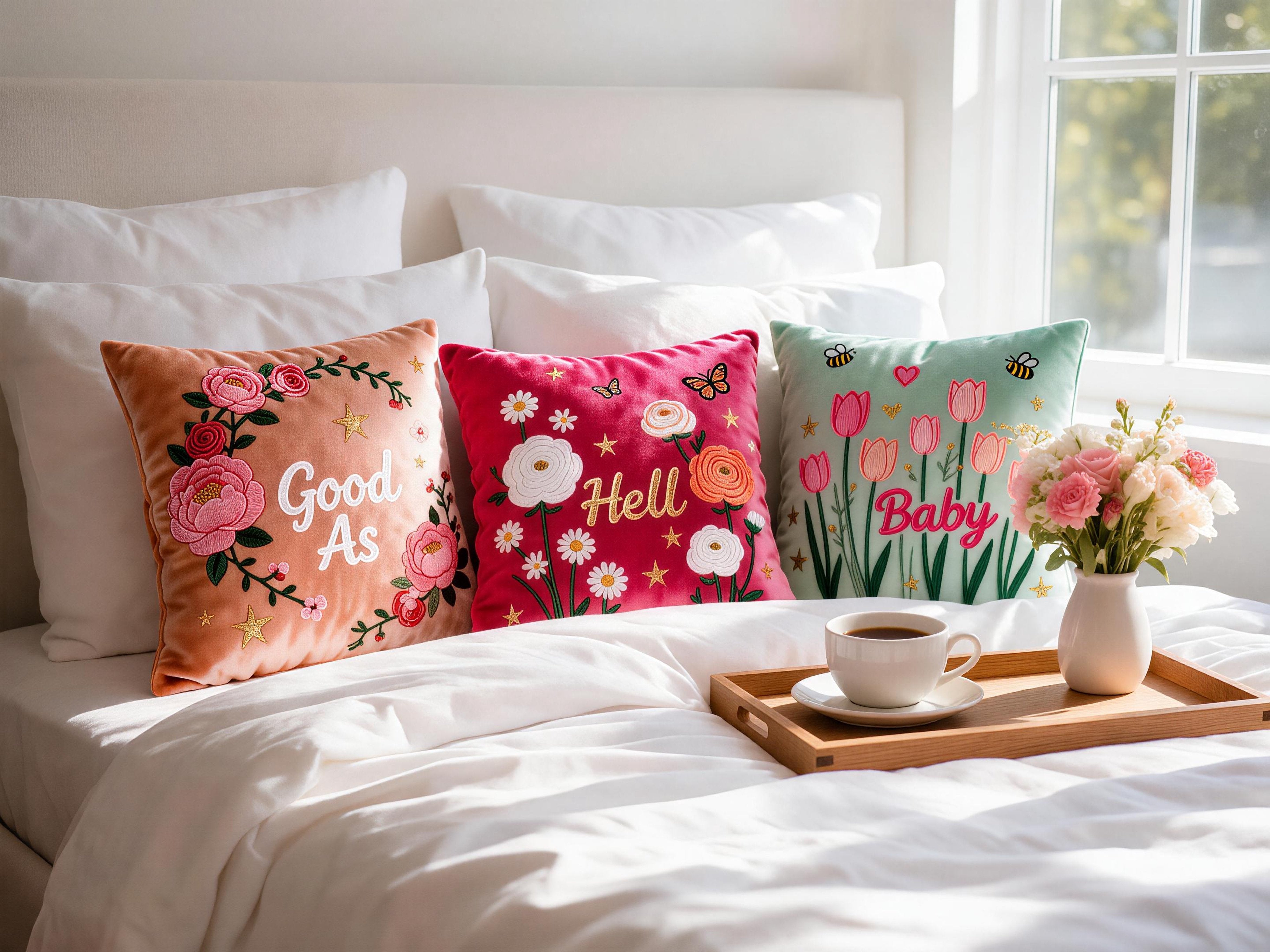 Good As Hell Baby Throw Pillow Set
