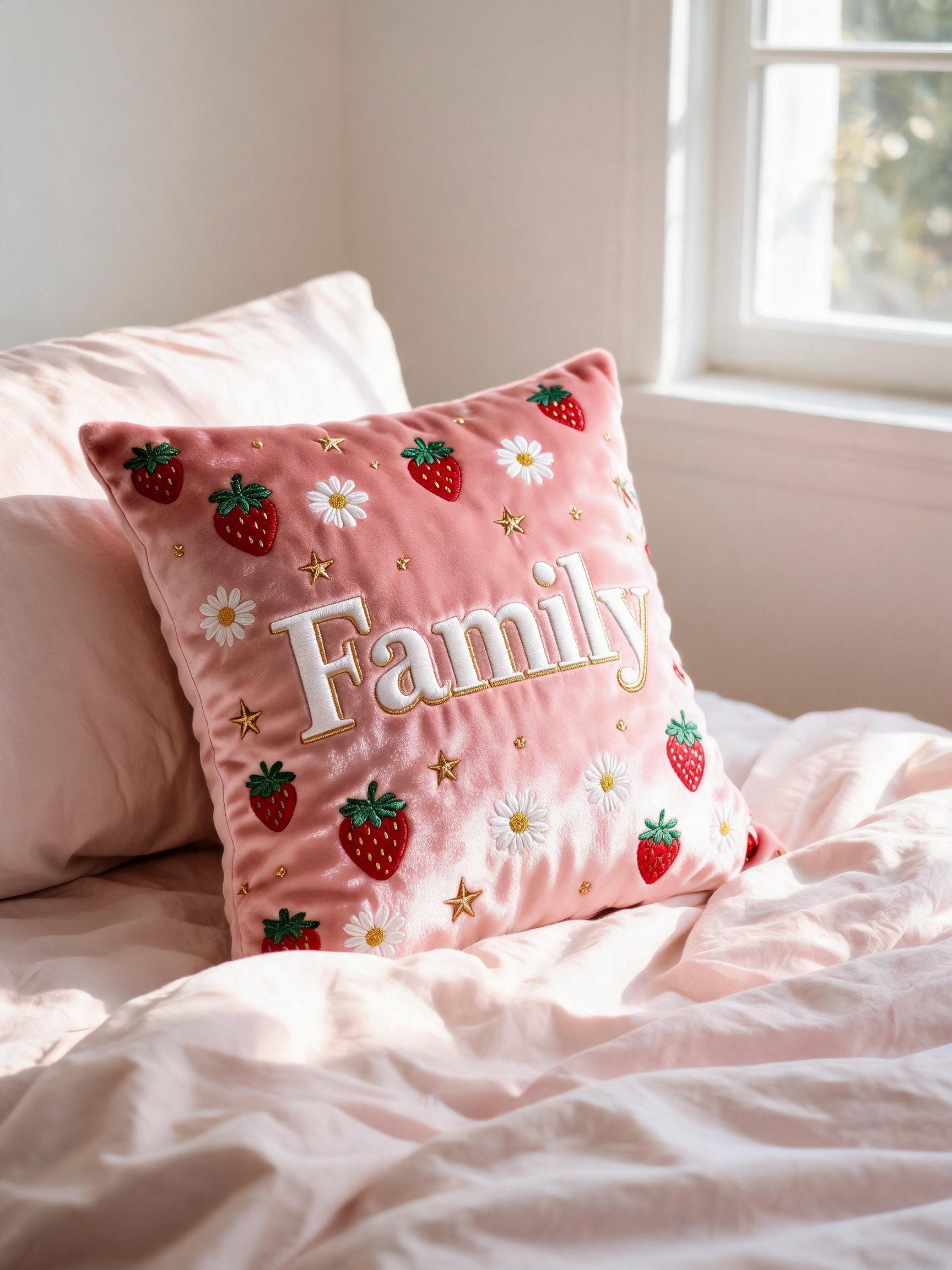 Family Forever Throw Pillow Set