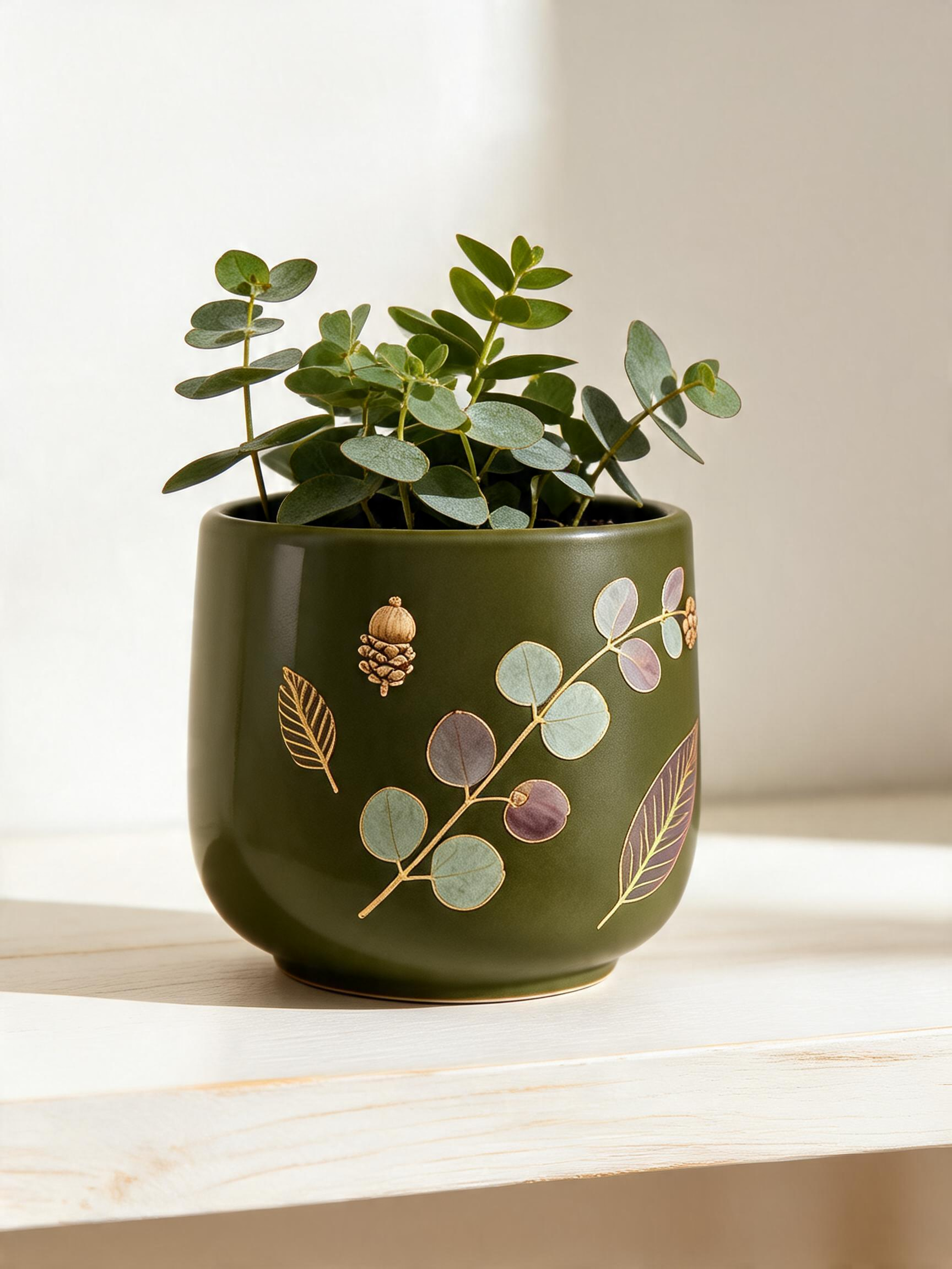 Olive Green Planter