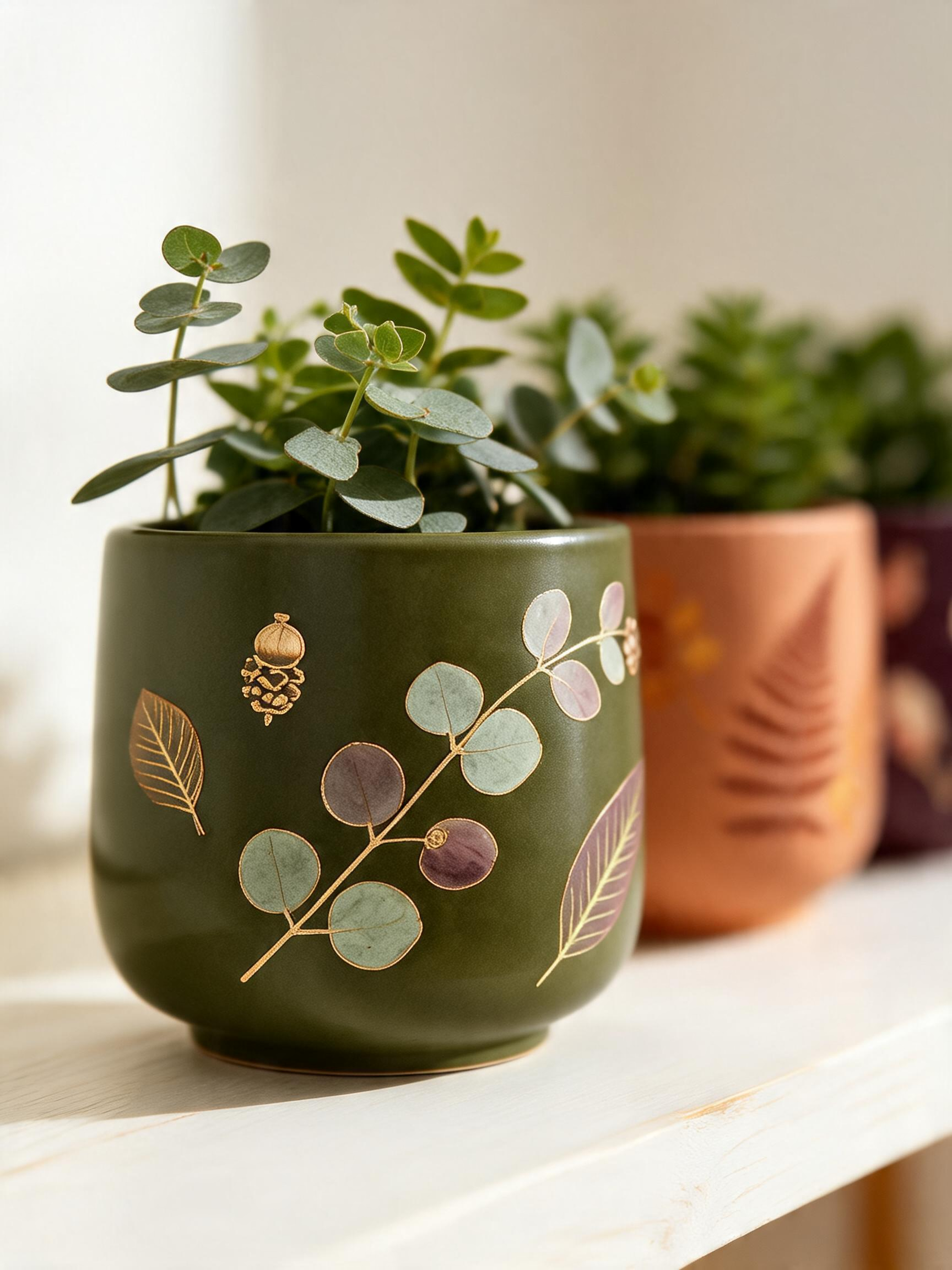 Olive Green Planter