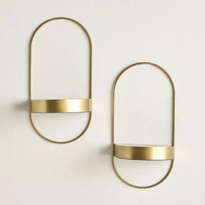 Dual Arc Shelves Set of 2 - Greek Island