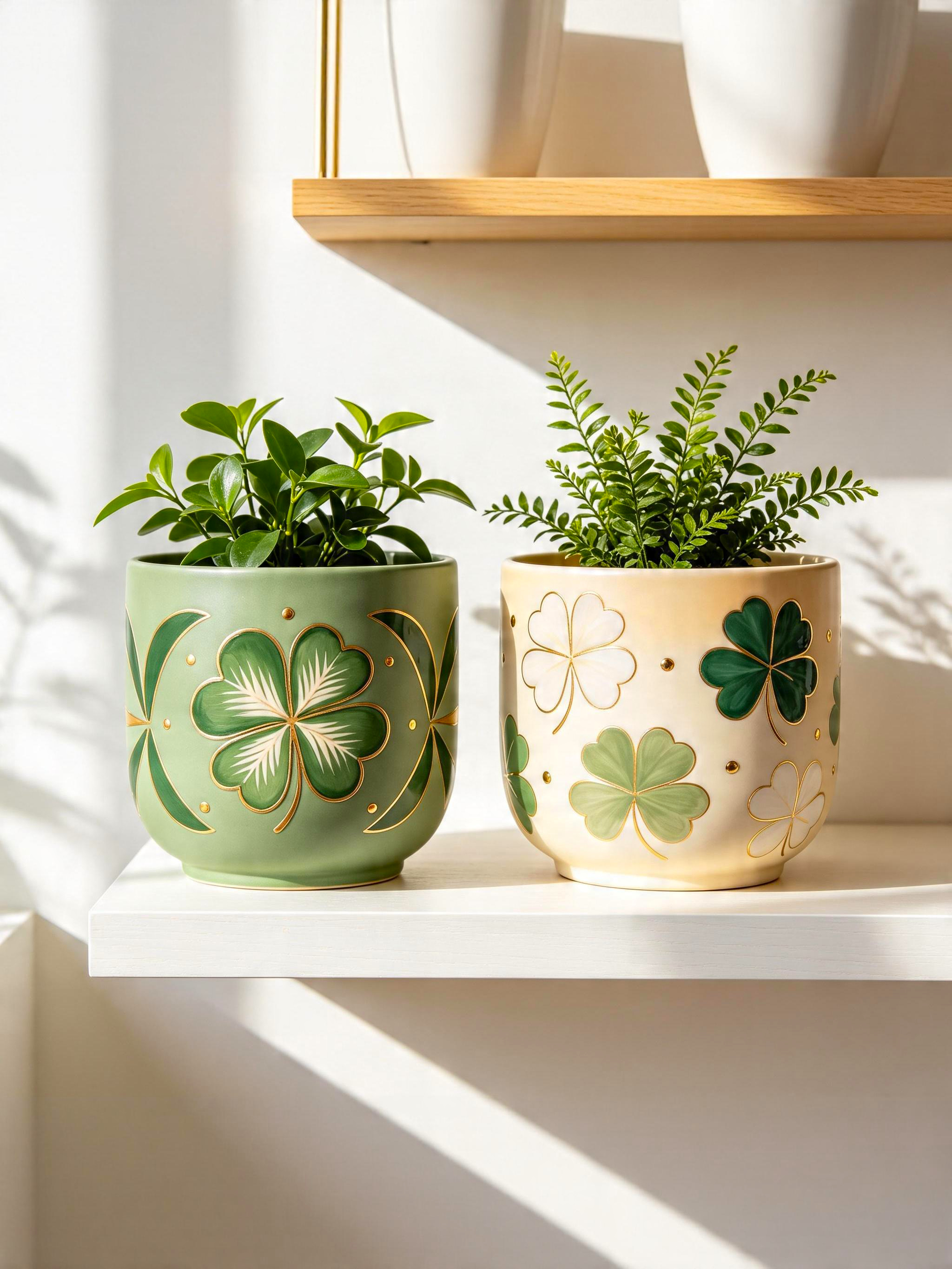 Lucky Clover Planter (Set of 2)