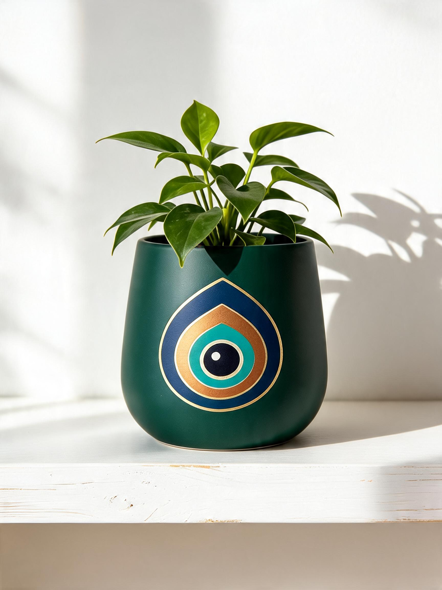 Peacock Eye Planter (Set of 3)