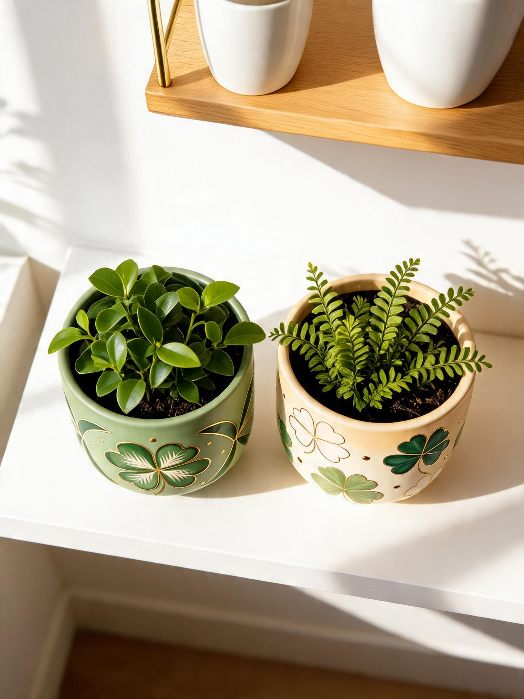 Lucky Clover Planter (Set of 2)