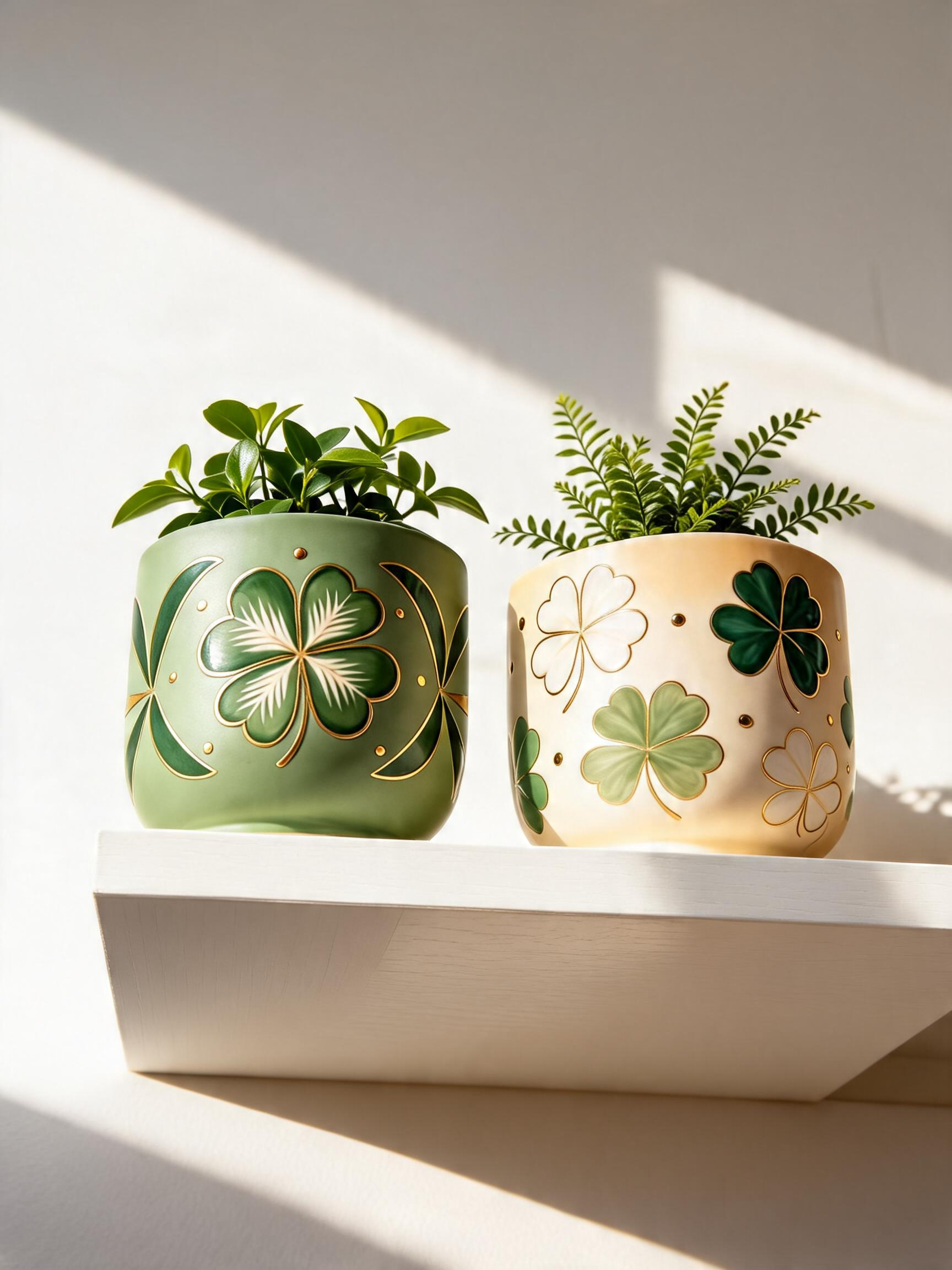 Lucky Clover Planter (Set of 2)