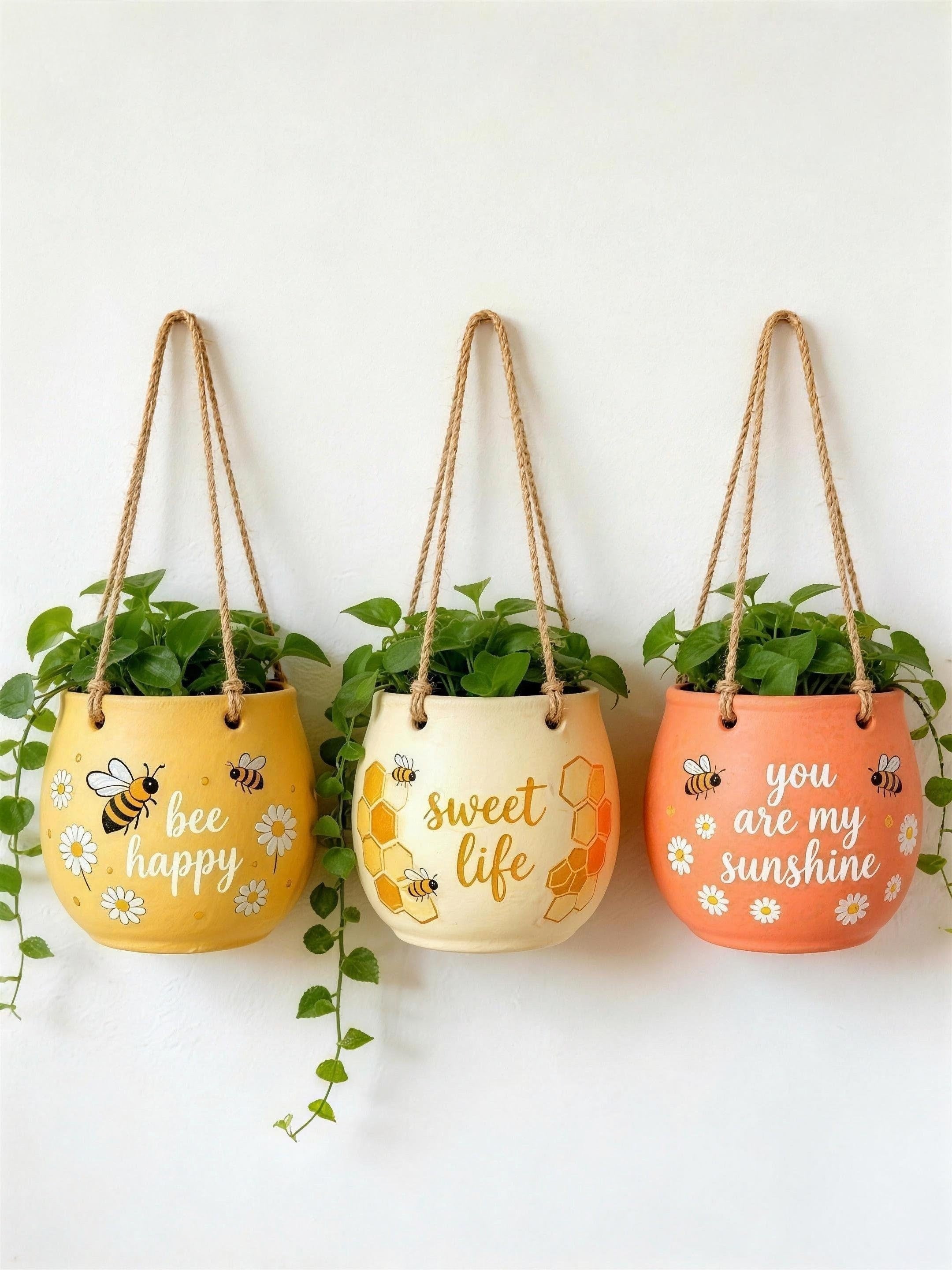 Bee Happy Planter (Set of 3)