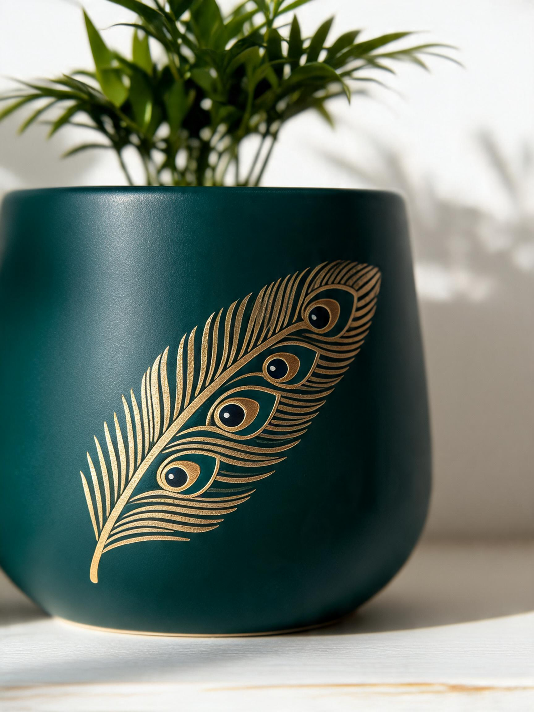 Golden Feather Planter