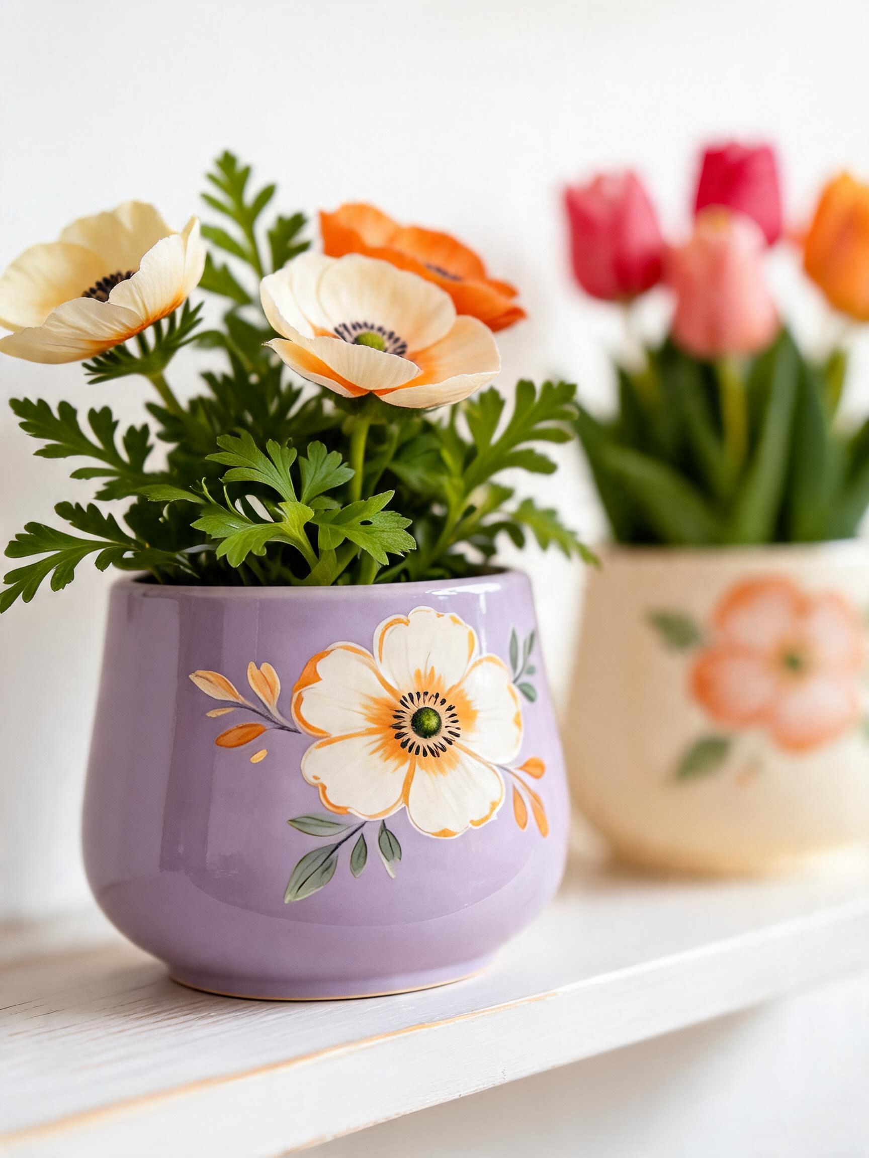 Lilac Bloom Planter