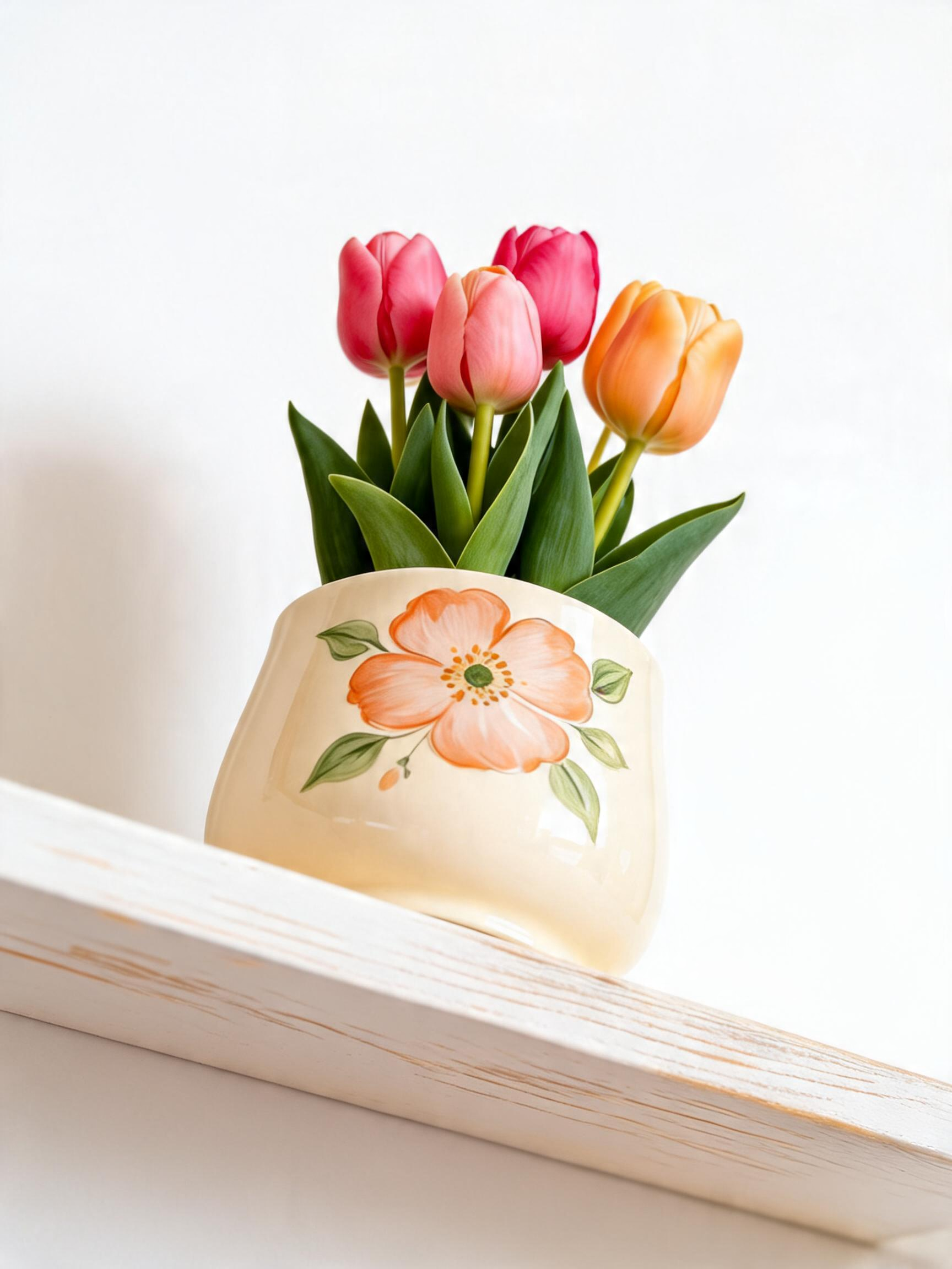 Ivory Bloom Planter